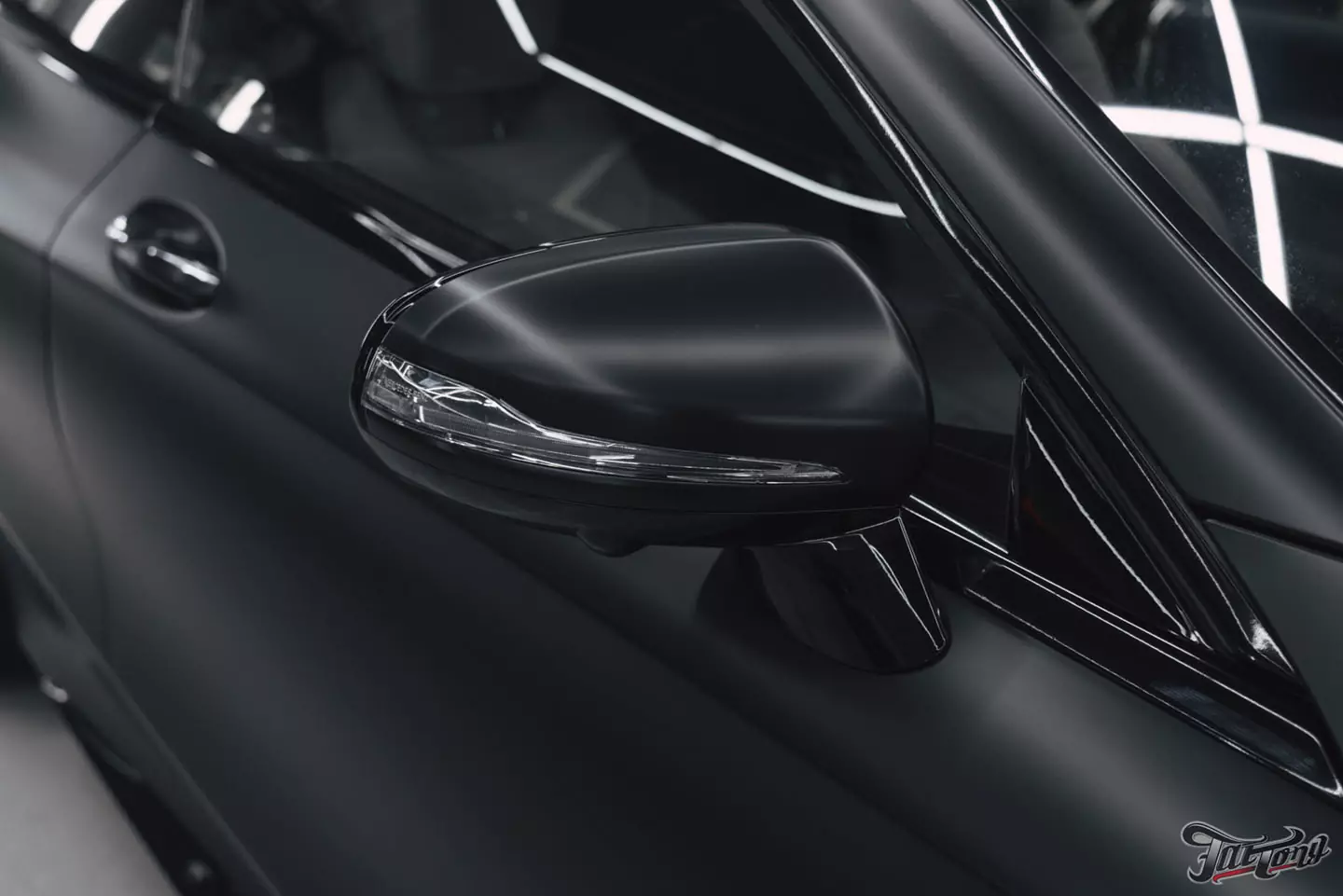 Смена стиля Mercedes S-class Coupe! Оклеили кузов в темно-серый винил от Oracal, окрасили диски